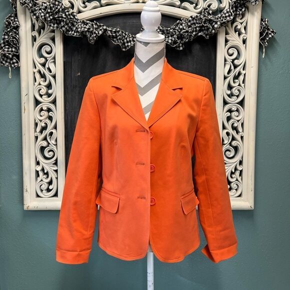 Orange Women's Blazer - Picture 1 of 9